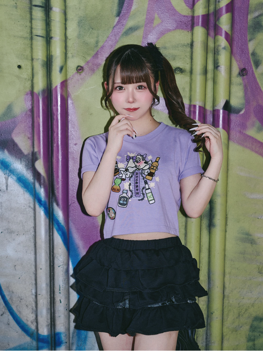 推し愛×GALFYコラボTシャツ(PURPLE)