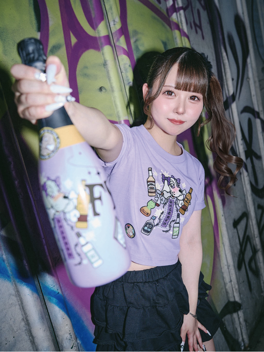 推し愛×GALFYコラボTシャツ(PURPLE)